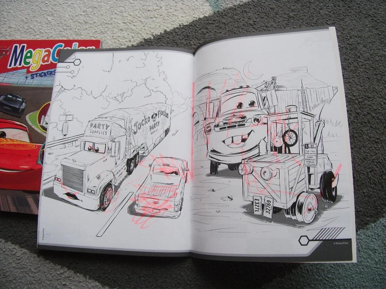 Lote de 2 livros de colorir Carros – photo 6